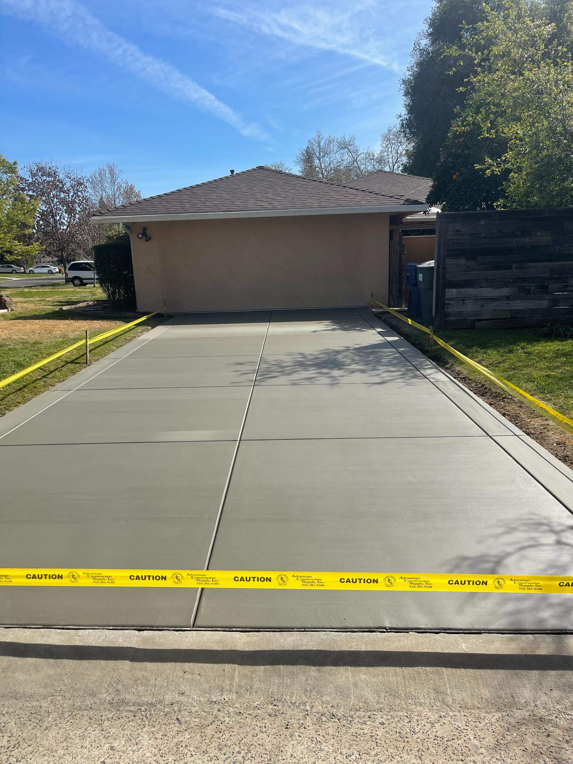 Modern Concrete Driveway
