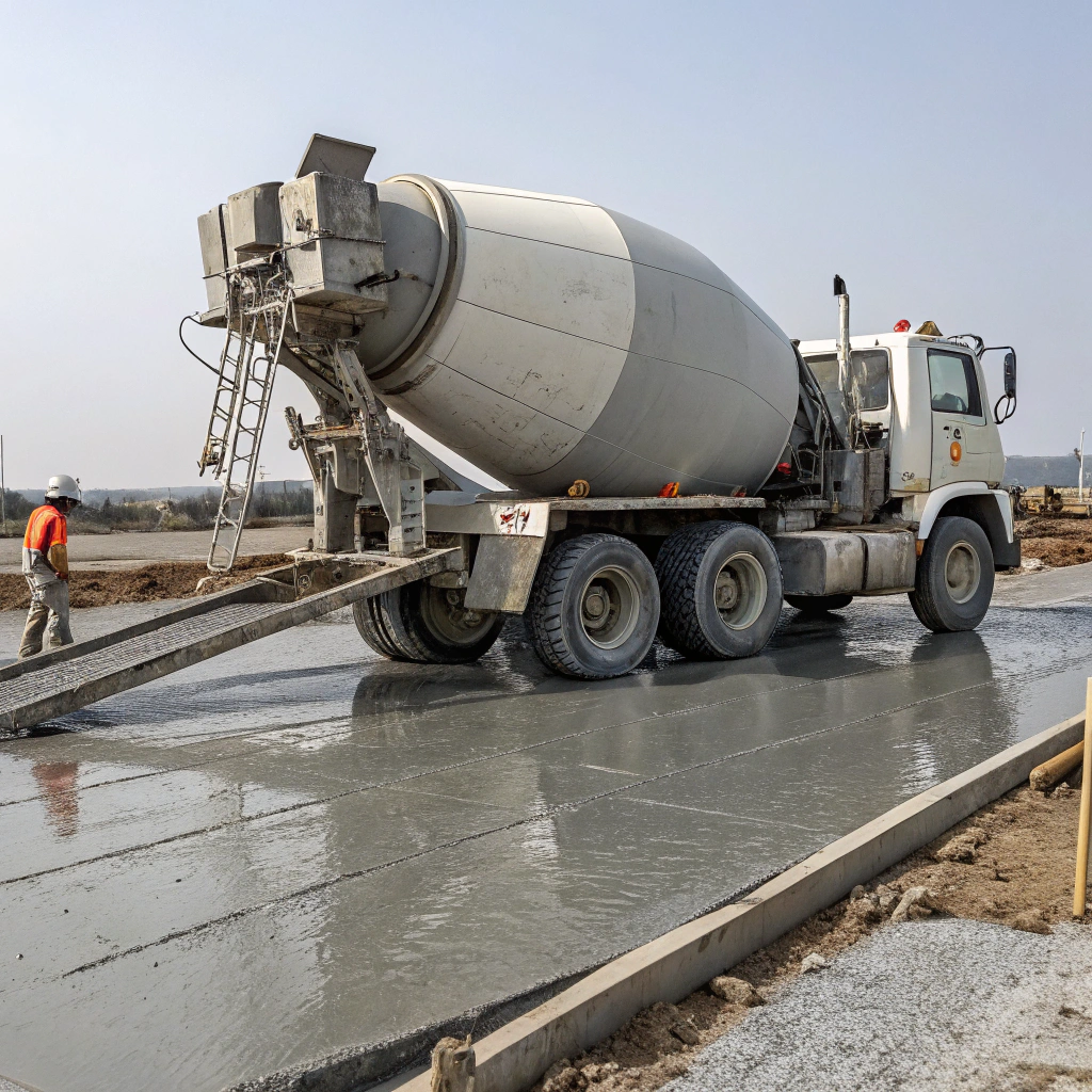 Industrial Foundation Pour