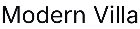 Modern Villa logo